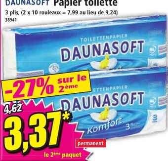 Norma DAUNASOFT Papier toilette offre
