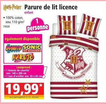 Norma Parure de lit licence offre