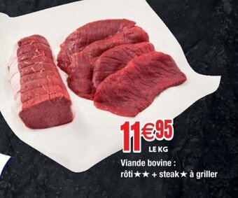 Cora x Carrefour Viande bovine rôti steak à griller offre