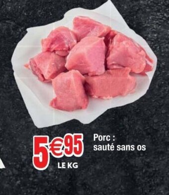 Porc sauté sans os
