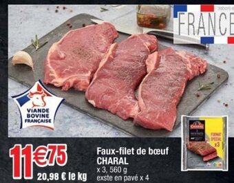 Cora Faux-filet de bœuf CHARAL offre