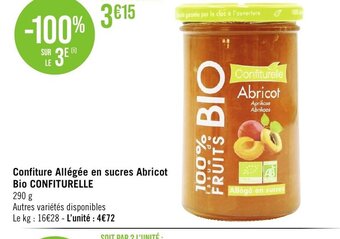 Géant Casino Confiture Allégée en sucres Abricot offre
