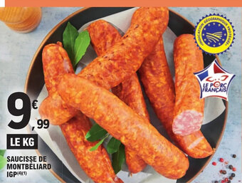 E.Leclerc SAUCISSE DE MONTBÉLIARD offre