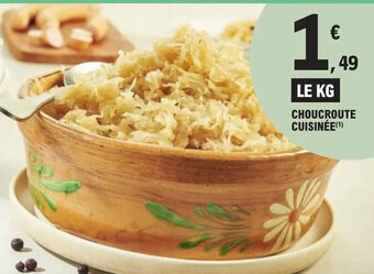 E.Leclerc CHOUCROUTE CUISINÉE (¹) offre