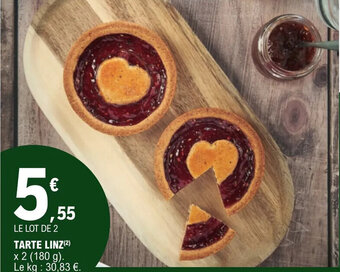 E.Leclerc TARTE LINZ(²) offre
