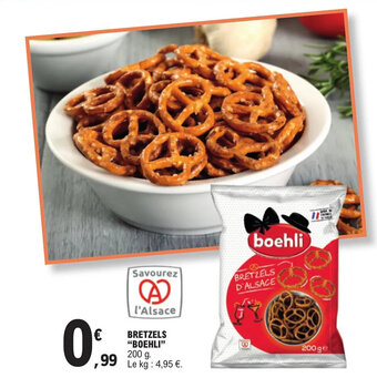 E.Leclerc BRETZELS "BOEHLI" offre