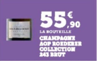 Super U CHAMPAGNE AOP ROZDERER COLLECTION 243 BRUT offre