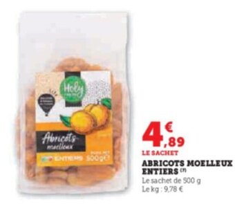 Super U ABRICOTS MOELLEUX ENTIERS offre