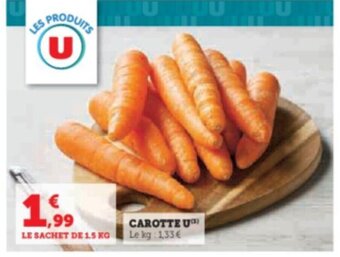 Super U CAROTTE U offre