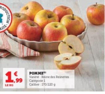 Super U POMME offre