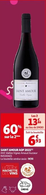 Auchan SAINT AMOUR AOP 2021(¹) offre