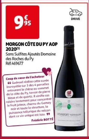 Auchan MORGON CÔTE DU PY AOP 2020(¹) offre