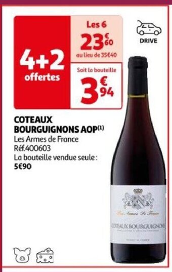 Auchan COTEAUX BOURGUIGNONS AOP(¹) offre