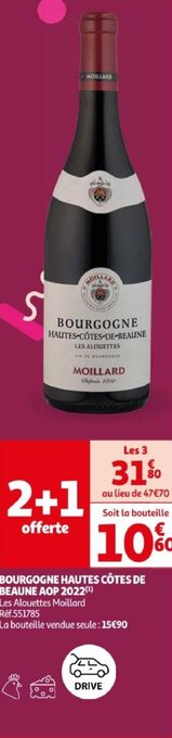 Auchan BOURGOGNE HAUTES-CÔTES-DE-BEAUNE offre