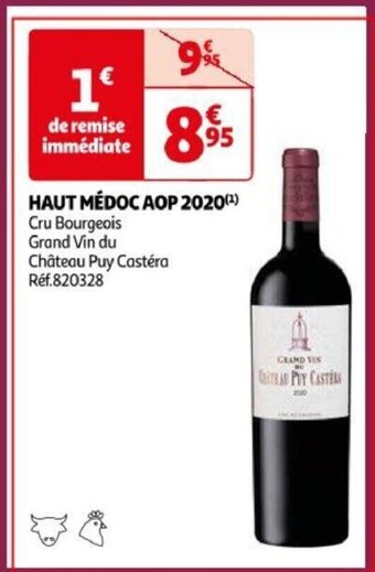 Auchan HAUT MÉDOC AOP 2020(¹) offre