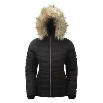 Decathlon Blouson de ski glamorize femme (noir / beige pâle) offre