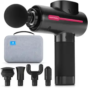 Decathlon Pistolet de massage northgun pro rouge- massage gun professionel offre