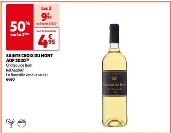Auchan SAINTE CROIX DU MONT AOP 2020(¹) offre