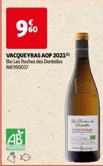 Auchan VACQUEYRAS AOP 2021(¹) offre