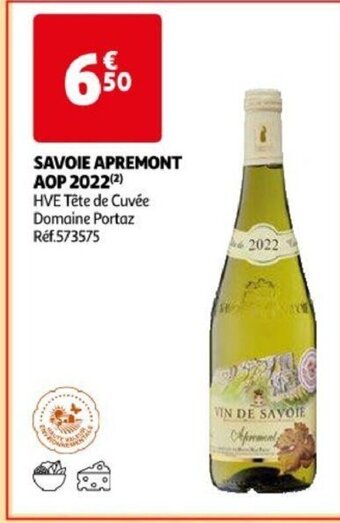 Auchan SAVOIE APREMONT AOP 2022(²) offre