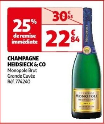 Auchan CHAMPAGNE HEIDSIECK & CO offre