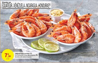 Intermarché CREVETTES CUITES offre