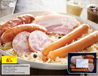 Intermarché CHOUCROUTE GARNIE SUPÉRIEURE offre