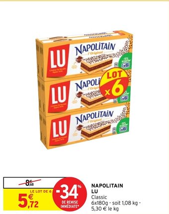 Intermarché NAPOLITAIN LU offre