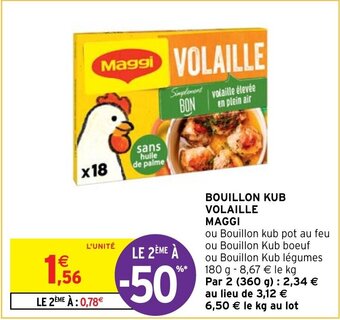 Intermarché BOUILLON KUB VOLAILLE MAGGI offre