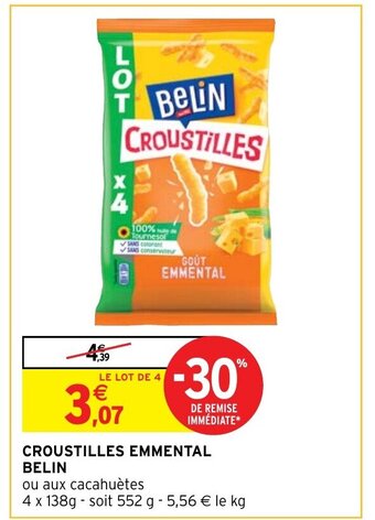 Intermarché CROUSTILLES EMMENTAL BELIN offre