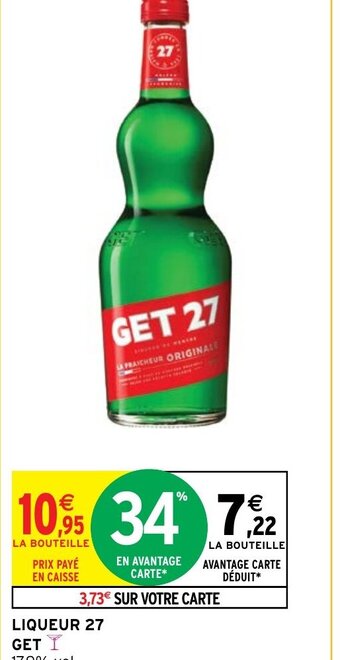 Intermarché LIQUEUR 27 GET Y offre