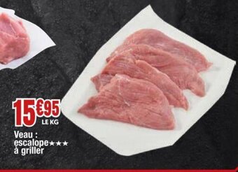 Migros Veau : escalope à griller offre