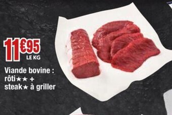 Migros Viande bovine : rôti+ steak à griller offre