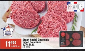Steak haché Charolais façon bouchère 12% M.G.