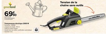 Carrefour Market T Tronçonneuse électrique 2000 W offre