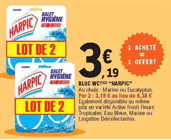 E.Leclerc Bloc WC Harpic offre