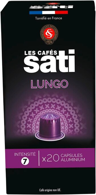Match Sati capsules de café offre