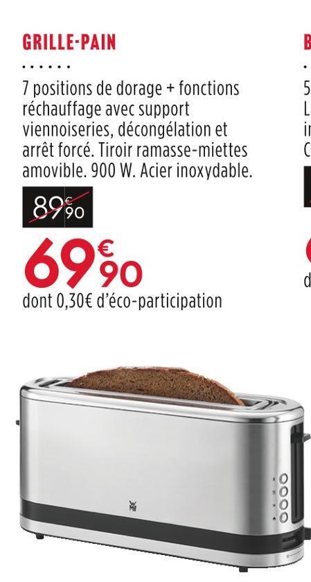 Culinarion Grille-pain offre