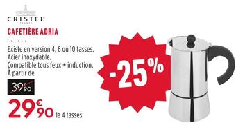 Cristel cafetière adria