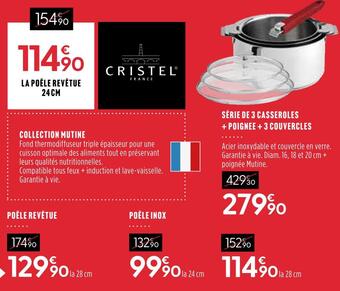 Culinarion Cristel collection mutine offre