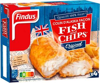 Match Findus colin d'alaska façon fish and chips offre