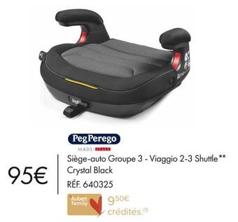 Peg perego siège-auto groupe 3 - viaggio 2-3 shuttle
