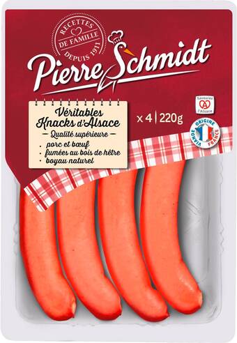 Match Pierre schmidt véritables knacks d'alsace offre