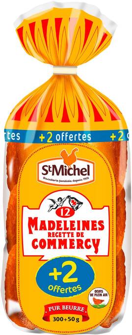Match St michel madeleines recette de commercy offre