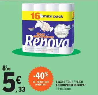E.Leclerc Essuie Tout Flexi Absoption Renova offre
