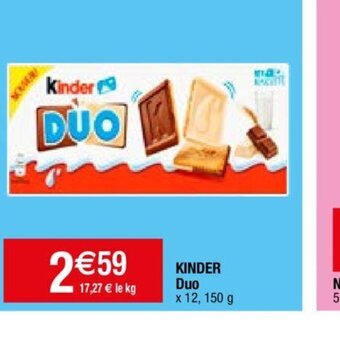Migros KINDER Duo offre