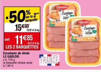 Migros Escalopes de dinde LE GAULOIS offre