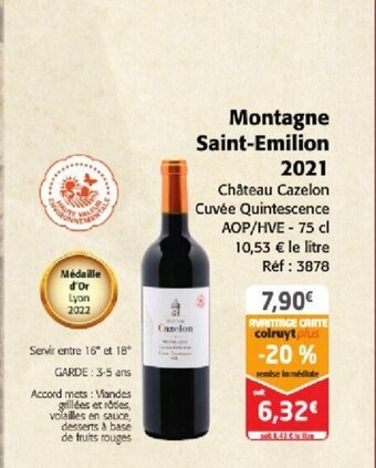 Colruyt Montagne Saint-Emilion offre