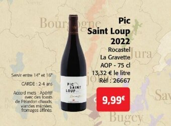Colruyt PIC SAINT LOUP offre