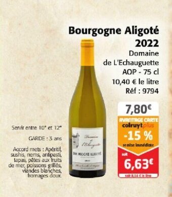 Bourgogne Aligoté